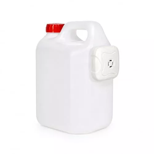Garrafa de 10L para Condensados de Aire Acondicionado con Avisador Acústico de Llenado - Bidón PVC Resistente con Asa y Alarma de Nivel.