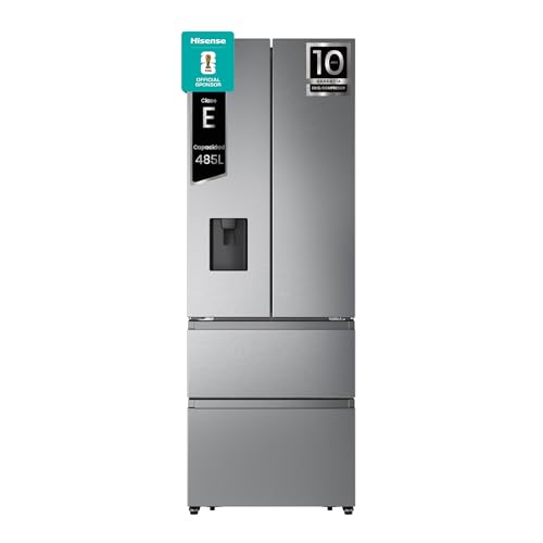 Hisense RF632N4WIE - Frigorífico Combi No Frost Inox Puerta Francesa