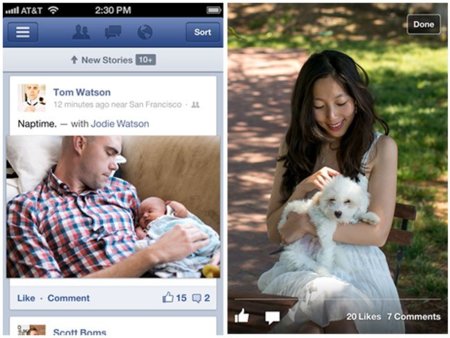 Facebook deja de ser la tortuga para los usuarios móviles: actualizaciones en iOS y Android