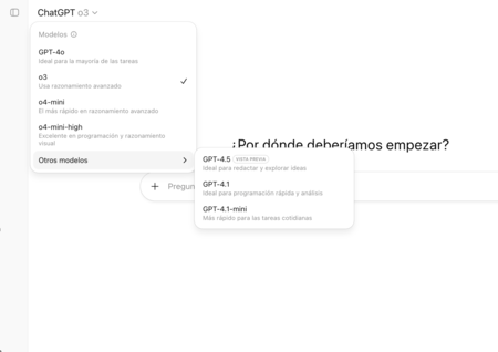 Selector De Modelos