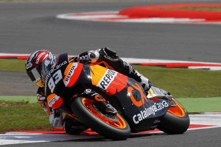 Marc Márquez acción Silverstone
