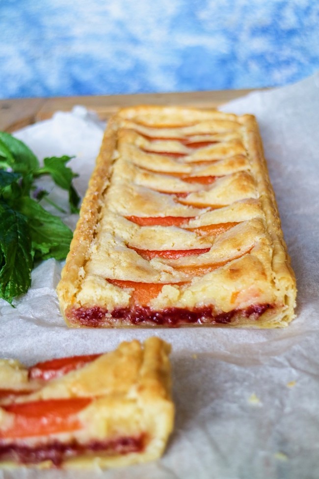 Tarta de albaricoques
