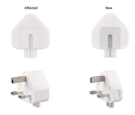 影響を受ける Apple プラグ
