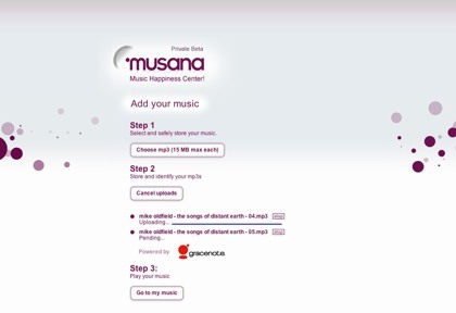 Musana, con la música a cualquier parte, desde un pc o móvil