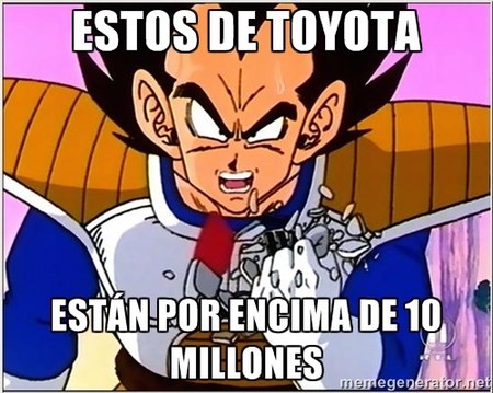 10 millones de unidades Toyota en un año