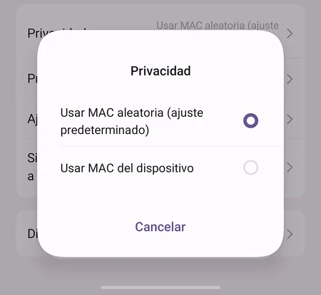 Direccion Mac Router