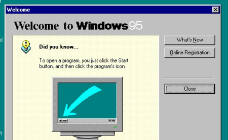 Windows 95 y su vieja interfaz son el mejor ejemplo de mucho de lo que echamos de menos en Windows 10