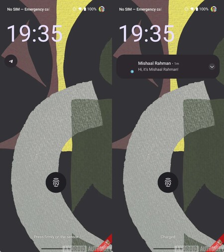 Notificaciones Pantalla Bloqueo Android 16