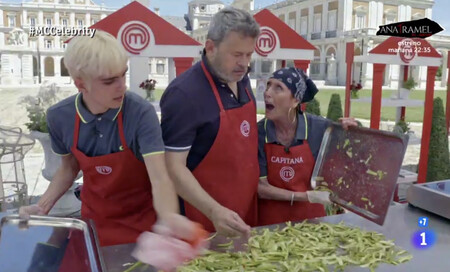 Masterchef Celebrity 2021: A Verónica Forqué se le va la pinza como capitana y lleva a su equipo al más estrepitoso desastre en la prueba de exteriores