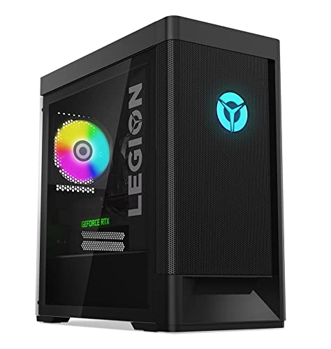 Lenovo Legion T5 Gen 7 - Ordenador de Sobremesa Gaming (Intel Core i5-12400F, 16GB RAM, 1TB SSD, NVIDIA GeForce RTX 3060-12GB, Sin Sistema Operativo) - Negro