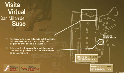 Visita virtual al Monasterio de San Millán de la Cogolla