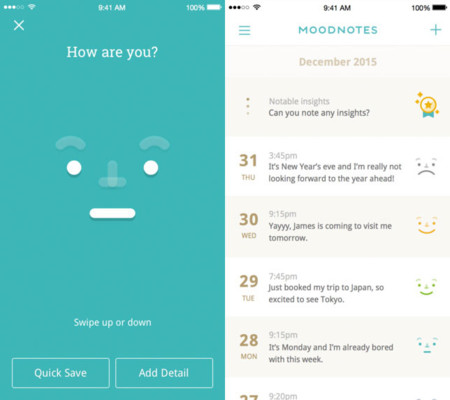 Moodnotes, una nueva app de salud de los creadores de Monument Valley