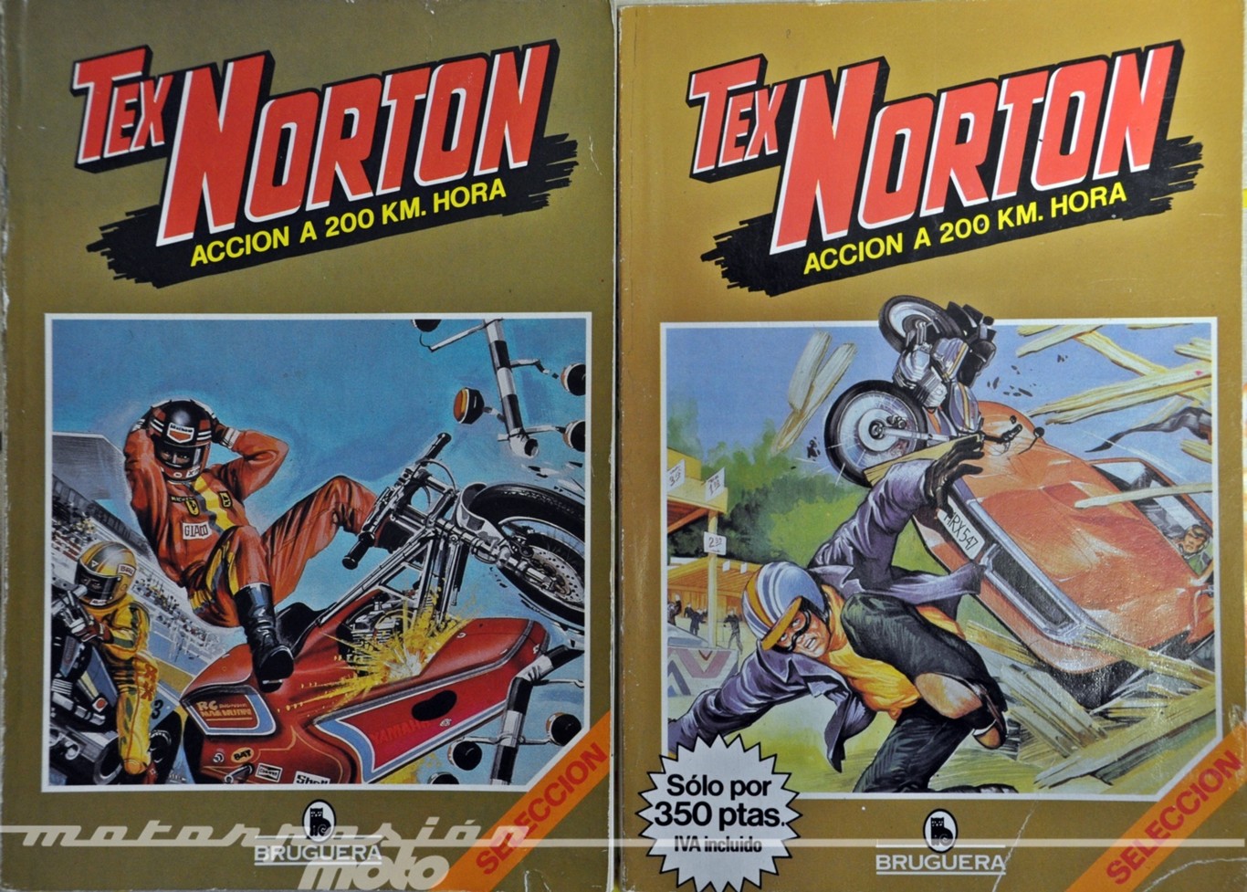 Especial comics y motos: Tex Norton, acción a 200 km/h