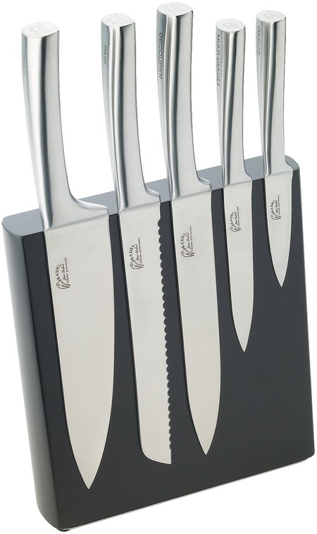 Set de cinco cuchillos de cocina Pradel Jean Dubost por 40,96 euros con envío gratis en Amazon