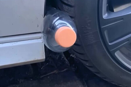 O que significa encontrar uma garrafa no pneu do seu carro e o que você deve fazer.