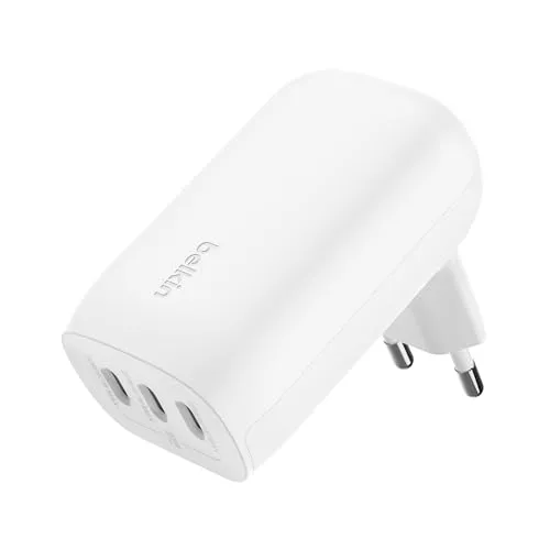 Belkin Cargador de Pared con tres Puertos USB-C a 67 W