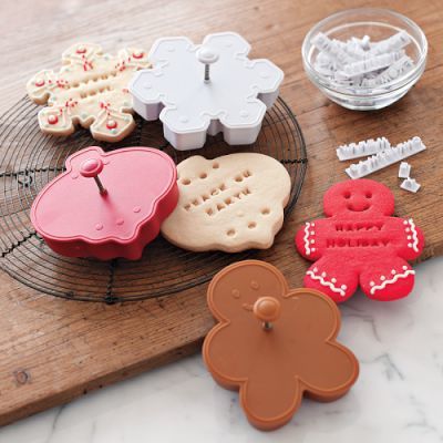 Galletas de Navidad con mensajes de felicitación