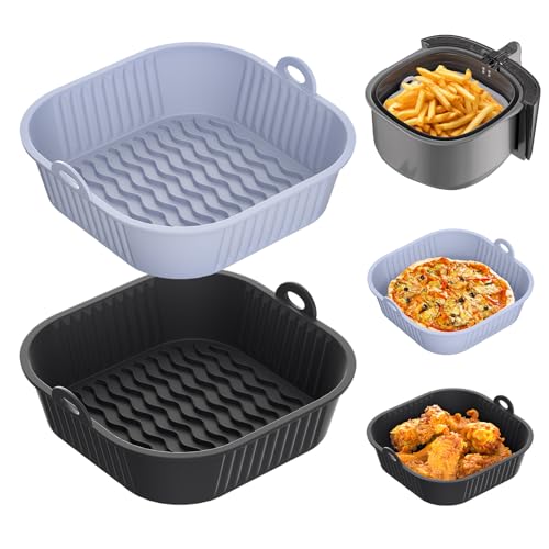 Diboniur Molde Silicona Freidora de Aire 5-8L, 2 Piezas