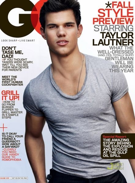 Taylor Lautner en la portada de GQ