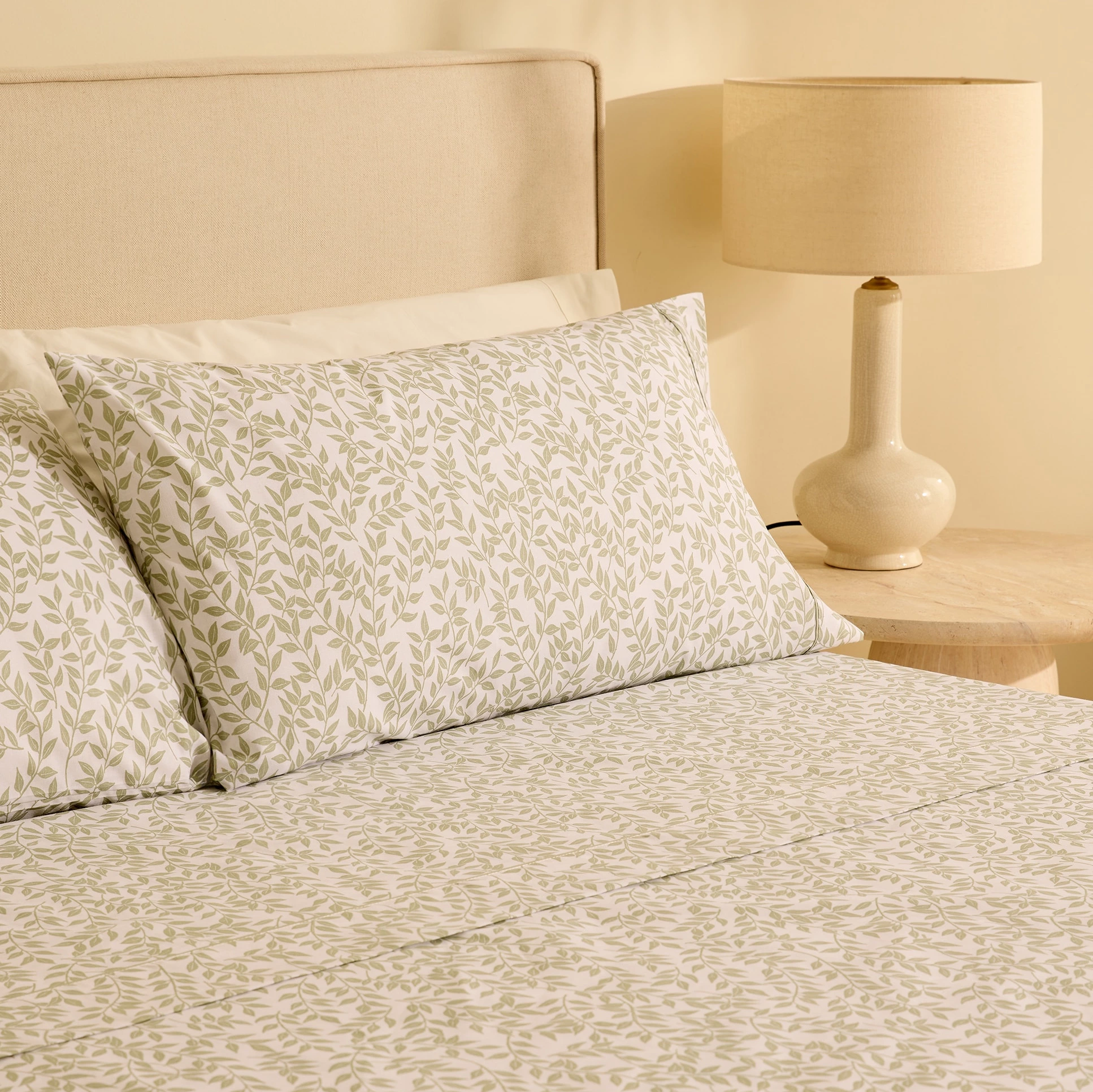 Juego de sábanas con bajera Basics Bosque El Corte Inglés