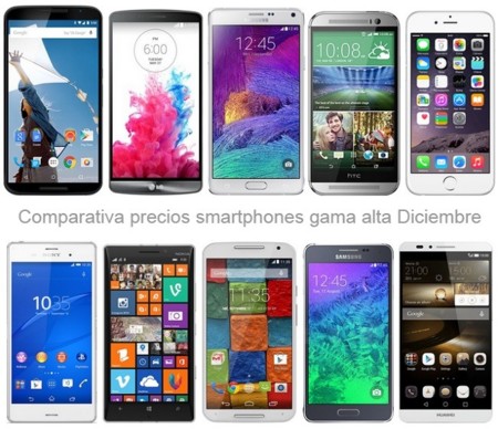 ¿Buscas teléfono de gama alta? Comparamos sus precios esta navidad con operadores y libres