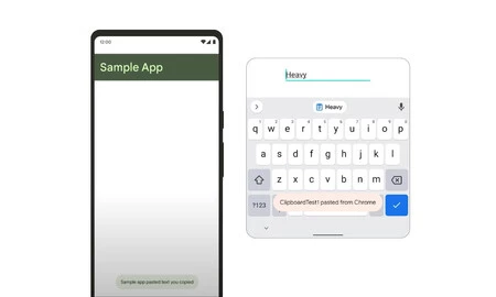 Android 12 クリップボード