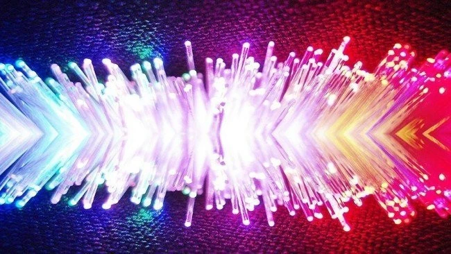 Fibre óptica colores