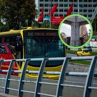 La polémica estación temporal de TransMilenio atravesada por una columna del Metro de Bogotá entra en operación desde finales de junio: lo que debes saber 