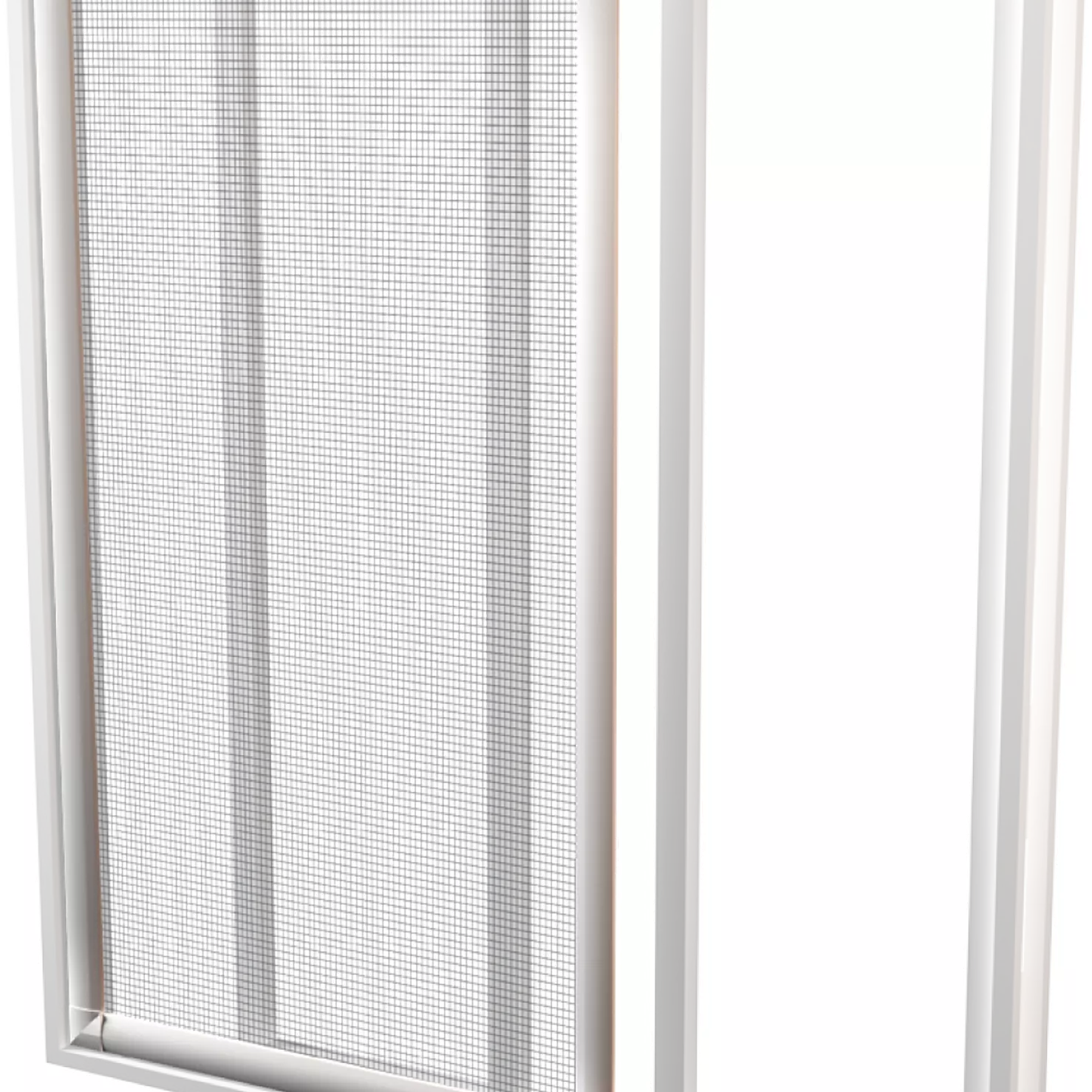 Mosquitera corredera mini 70x130 aluminio recortable blanco para ventana tela fibra de vidrio
