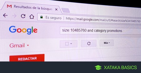 Cómo liberar espacio en Gmail borrando los correos que más ocupan