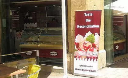 Helado con sabor a paz