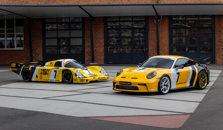 ¡Historia viva! Esta belleza única es un Porsche 911 GT3 que rinde tributo al Porsche 956 ganador en Le Mans 1985