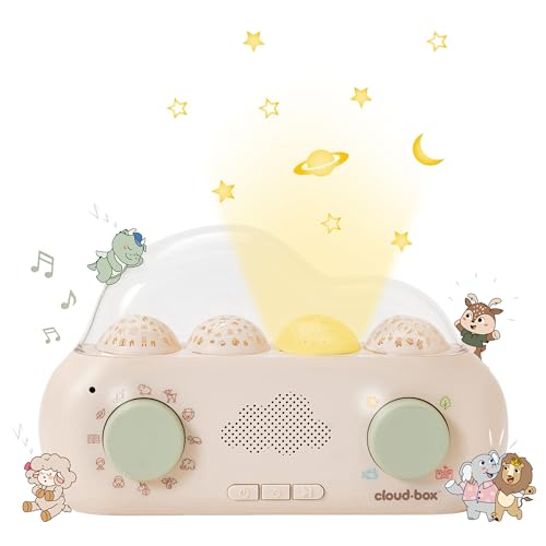 Cloud B Cloud Box Traumbox 8001-ES - Contador de historias para dormir con proyección de luz nocturna