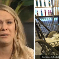Se dejó a su bebé en el carro del supermercado pero asegura que fue un error y que es una buena madre