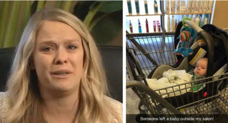 Se dejó a su bebé en el carro del supermercado pero asegura que fue un error y que es una buena madre