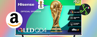 Esta pantalla Hisense QLED de 40 pulgadas cuesta solo 3,884 pesos: perfecta para ver el Mundial en tu cuarto 