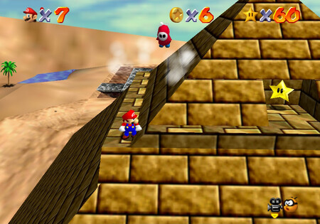 Super Mario 64: cómo conseguir la estrella Shining Atop the Pyramid de Shifting Sand Land