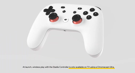 El mando de Stadia no será inalámbrico al jugar en el móvil en el lanzamiento