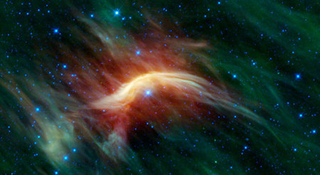 Imagen de la estrella que surca el Espacio