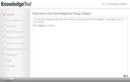 Instalación Knowledge Tree
