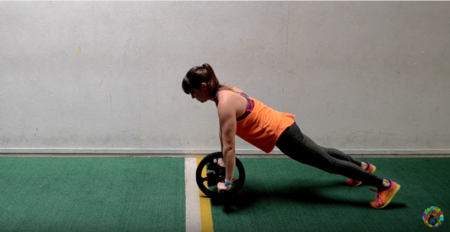 La rueda abdominal o power-wheel: uno de los implementos que consigue una mayor activación de la musculatura del abdomen