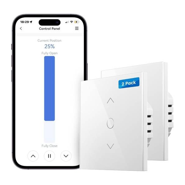 Meross Interruptor de Persianas WiFi (Pack de dos)