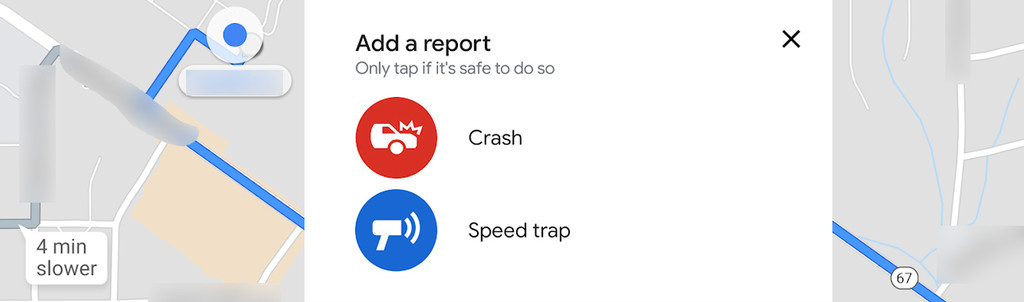 Google Maps already allows users to warn of the presence of accidents and speed cameras