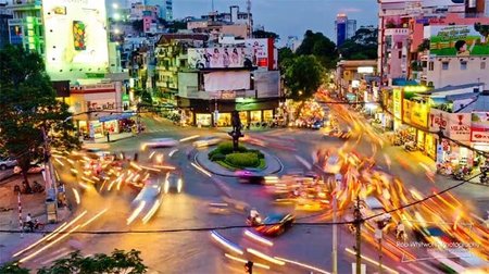 Tráfico en Ho Chi Minh City, el caos organizado
