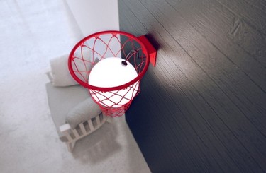 Si te gusta el baloncesto y te gusta la decoración, deberías ver esta lámpara