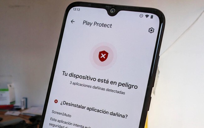 Google Play Protect Peligro