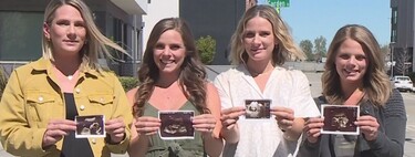 Estas cuatro hermanas están embarazadas a la vez y darán a luz con pocos meses de diferencia 