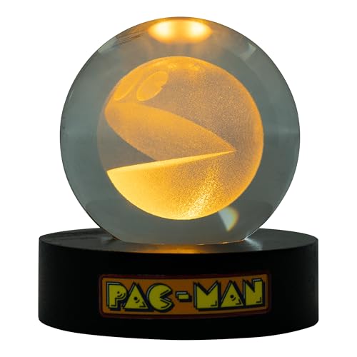 Fizz Creations Pac-Man - Lámpara de bola de cristal Lámpara de escritorio retro para juegos
