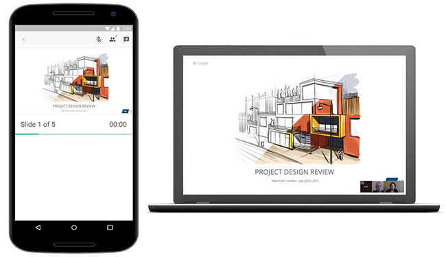 Google Presentaciones Hangout