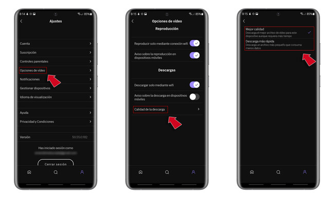 Cómo gestionar la calidad de las descargas en HBO Max para ahorrar ...